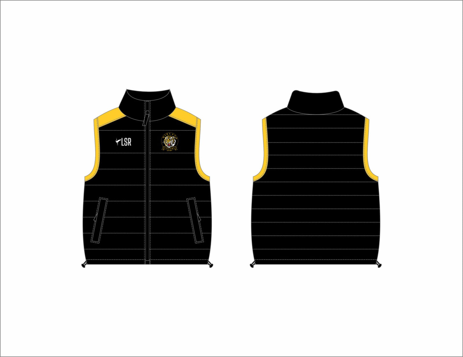 Midland Tigers Football Club - Puffer Vest