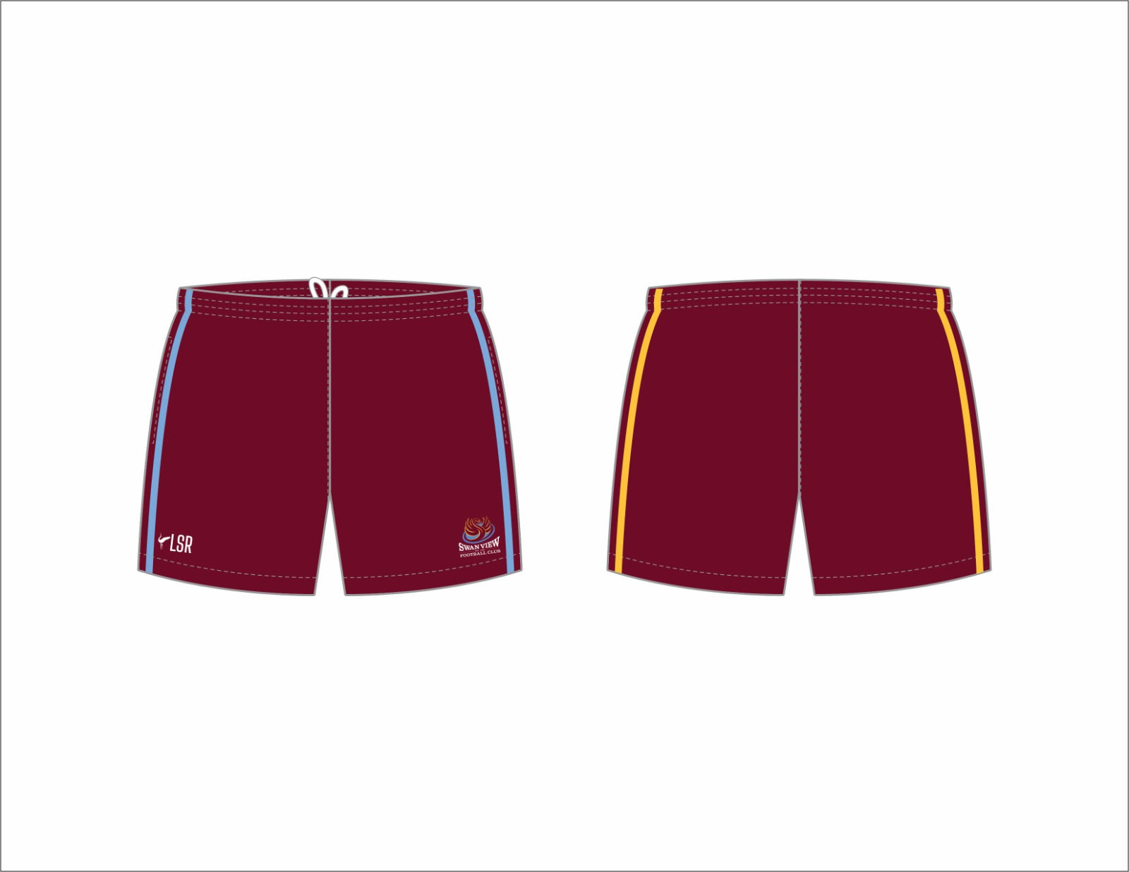 Swan View Football Club - Training Shorts  (Not for game day)