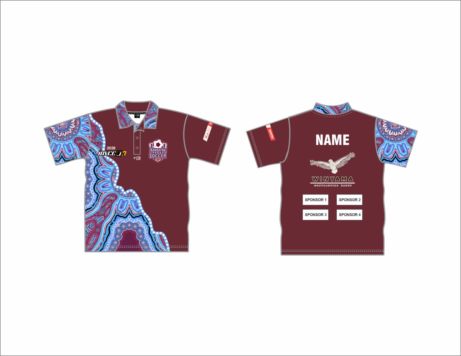 Karratha Soccer Association Supporter Shirts - Polo Short Sleeve - Country Week 2026