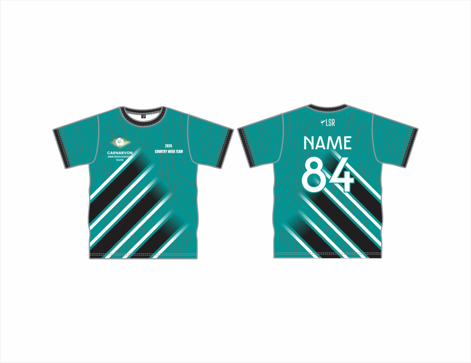 CARNARVON JUNIOR SOCCER ASSOCIATION - PLAYING JERSEY