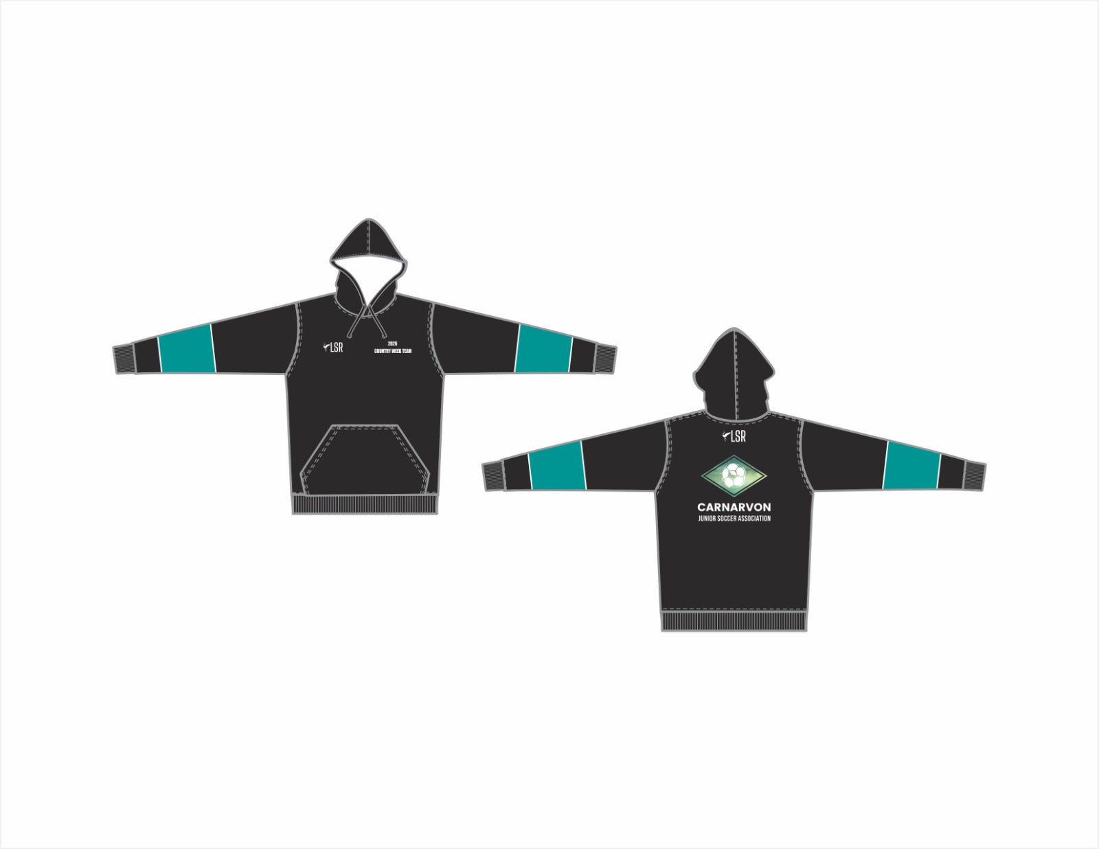 CARNARVON JUNIOR SOCCER ASSOCIATION - HOODIE