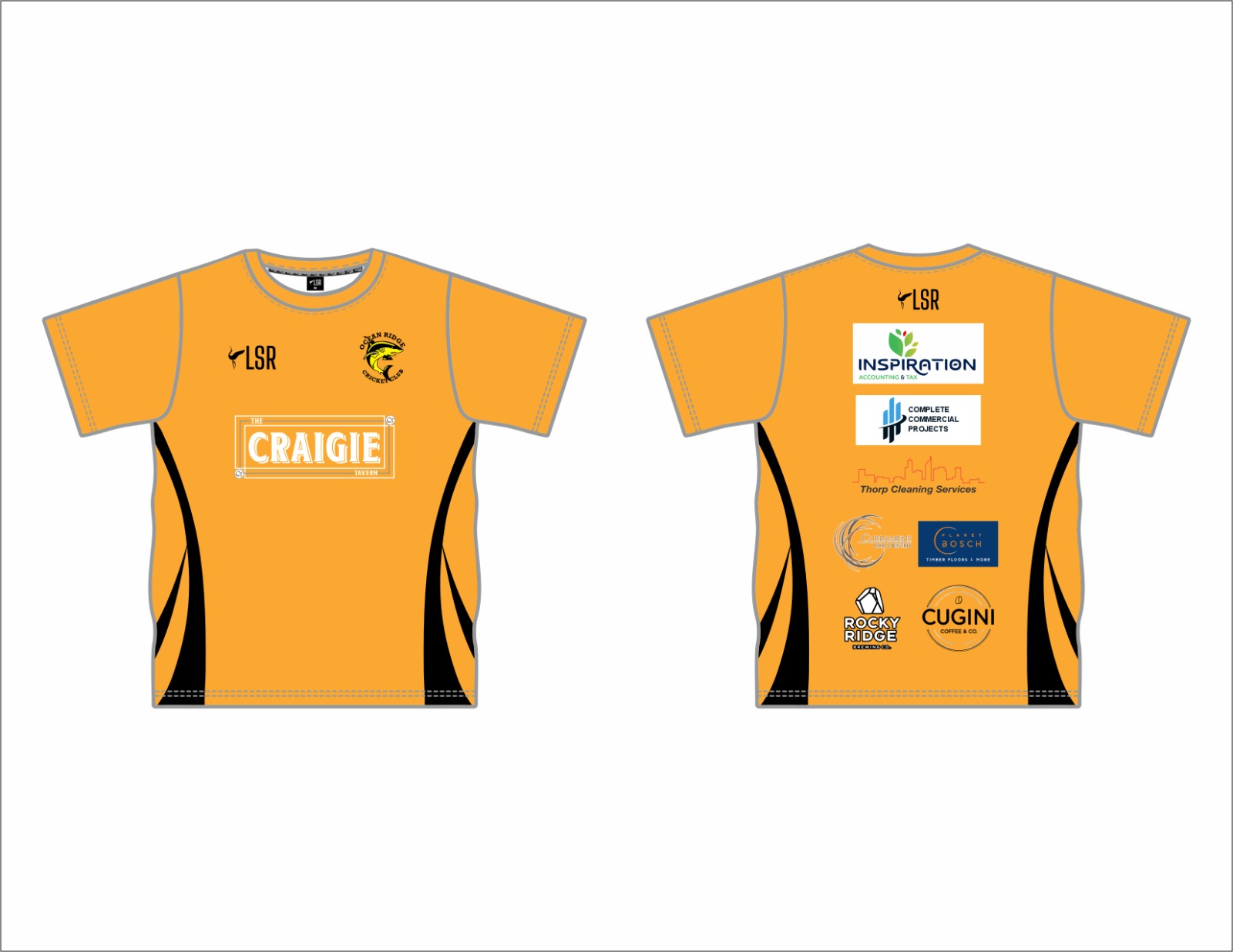 OCEAN RIDGE CRICKET CLUB - TRAINING SHIRT SHORT SLEEVE