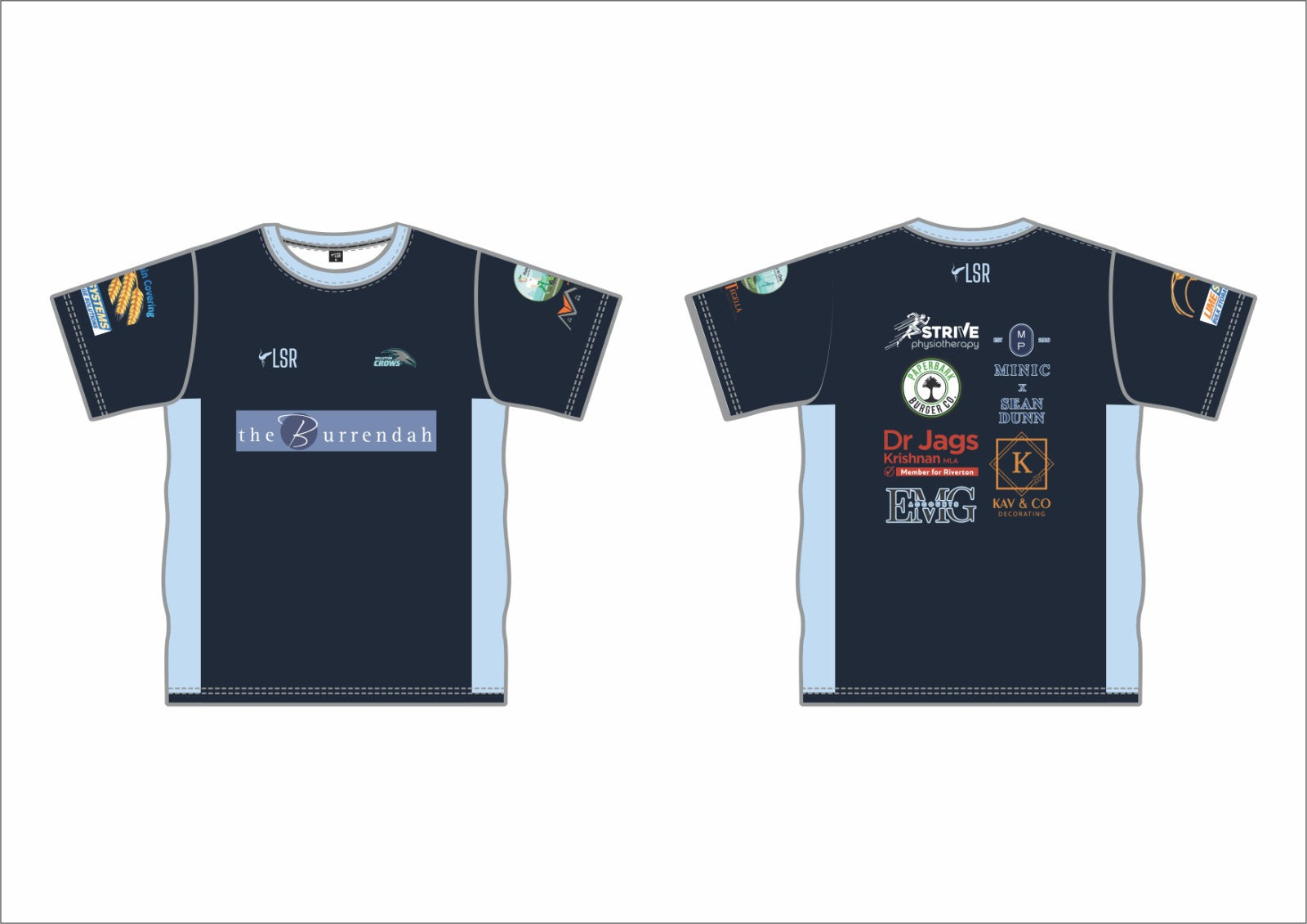 WILLETTON CROWS CRICKET CLUB - TRAINING SHIRT