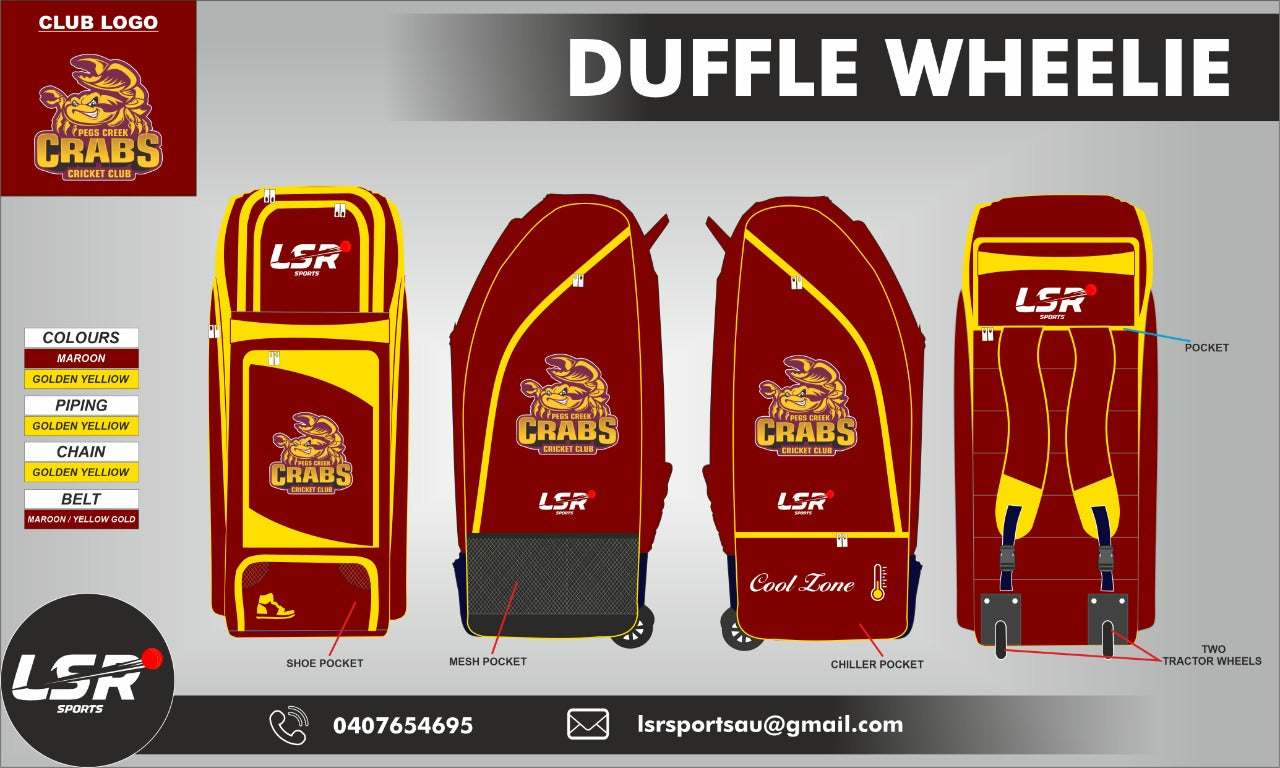 LSR SPORTS- CUSTOMISED CRICKET KIT BAGS